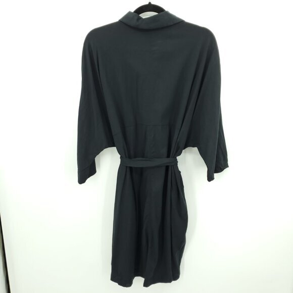 Lululemon Perfectly Poised Button Front Dress 8 Black - Picture 4 of 16